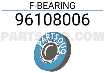 General Motors 96108006 F-BEARING