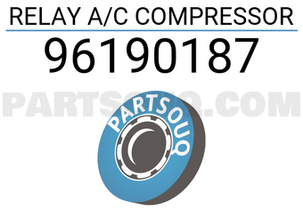 General Motors 96190187 RELAY A/C COMPRESSOR