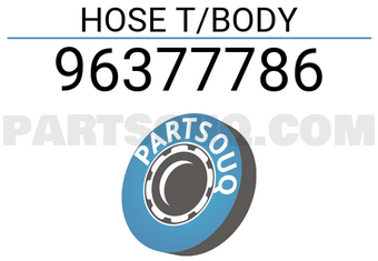 General Motors 96377786 HOSE T/BODY