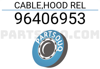 General Motors 96406953 CABLE,HOOD REL