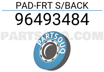 General Motors 96493484 PAD-FRT S/BACK
