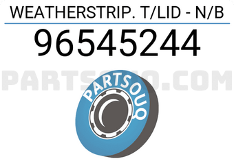 General Motors 96545244 WEATHERSTRIP. T/LID - N/B
