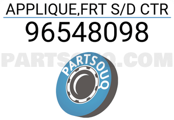 General Motors 96548098 APPLIQUE,FRT S/D CTR