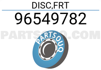 General Motors 96549782 DISC,FRT