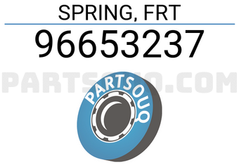 General Motors 96653237 SPRING, FRT