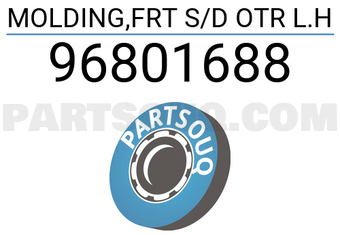General Motors 96801688 MOLDING,FRT S/D OTR L.H