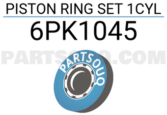 Goetze 6PK1045 PISTON RING SET 1CYL