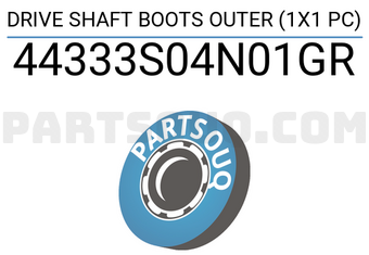 Good Rubber Co LTD 44333S04N01GR DRIVE SHAFT BOOTS OUTER (1X1 PC)