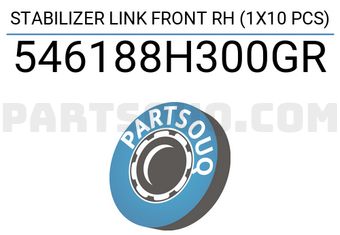 Good Rubber Co LTD 546188H300GR STABILIZER LINK FRONT RH (1X10 PCS)