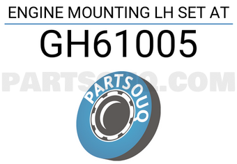 Good Rubber Co LTD GH61005 ENGINE MOUNTING LH SET AT