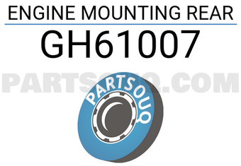 Good Rubber Co LTD GH61007 ENGINE MOUNTING REAR