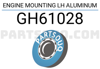 Good Rubber Co LTD GH61028 ENGINE MOUNTING LH ALUMINUM