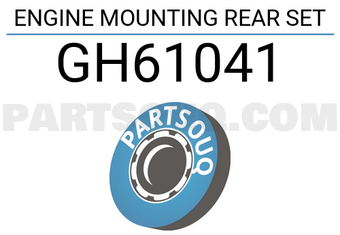 Good Rubber Co LTD GH61041 ENGINE MOUNTING REAR SET