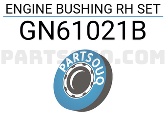 Good Rubber Co LTD GN61021B ENGINE BUSHING RH SET