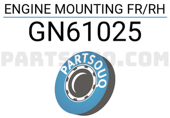 Good Rubber Co LTD GN61025 ENGINE MOUNTING FR/RH