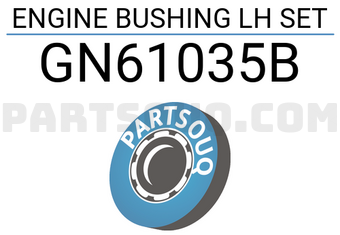Good Rubber Co LTD GN61035B ENGINE BUSHING LH SET