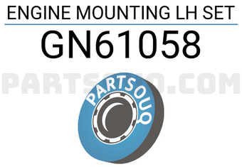 Good Rubber Co LTD GN61058 ENGINE MOUNTING LH SET