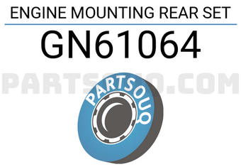 Good Rubber Co LTD GN61064 ENGINE MOUNTING REAR SET