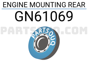 Good Rubber Co LTD GN61069 ENGINE MOUNTING REAR