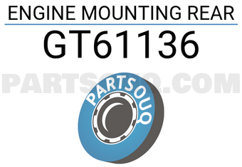 Good Rubber Co LTD GT61136 ENGINE MOUNTING REAR