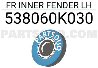 HABASHI 538060K030 FR INNER FENDER LH