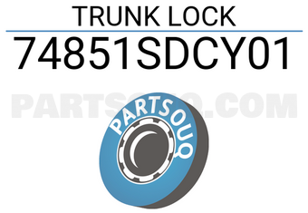 HABASHI 74851SDCY01 TRUNK LOCK