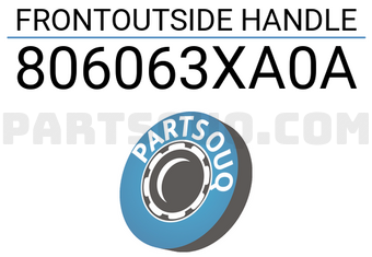 HABASHI 806063XA0A FRONTOUTSIDE HANDLE