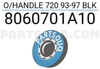 HABASHI 8060701A10 O/HANDLE 720 93-97 BLK