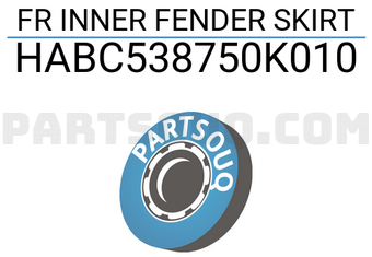 HABASHI HABC538750K010 FR INNER FENDER SKIRT