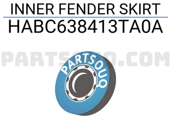 HABASHI HABC638413TA0A INNER FENDER SKIRT