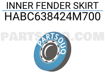 HABASHI HABC638424M700 INNER FENDER SKIRT