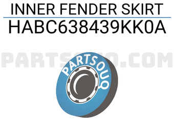 HABASHI HABC638439KK0A INNER FENDER SKIRT