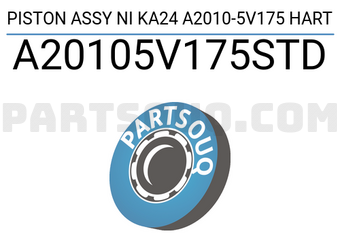 HART A20105V175STD PISTON ASSY NI KA24 A2010-5V175 HART