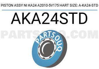HART AKA24STD PISTON ASSY NI KA24 A2010-5V175 HART SIZE: A-KA24-STD