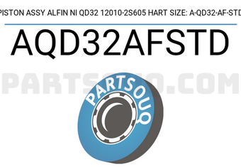 HART AQD32AFSTD PISTON ASSY ALFIN NI QD32 12010-2S605 HART SIZE: A-QD32-AF-STD