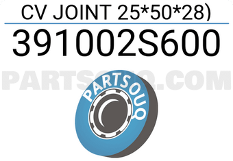 HDK 391002S600 CV JOINT 25*50*28)