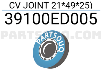 HDK 39100ED005 CV JOINT 21*49*25)