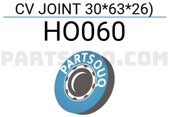 HDK HO060 CV JOINT 30*63*26)