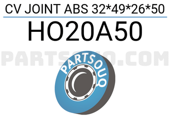 HDK HO20A50 CV JOINT 32*49*26*50