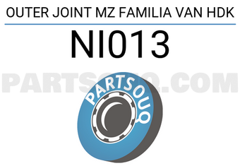 HDK NI013 OUTER JOINT MZ FAMILIA VAN HDK