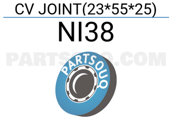HDK NI38 CV JOINT(23*55*25)