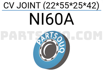 HDK NI60A CV JOINT (22*55*25*42)