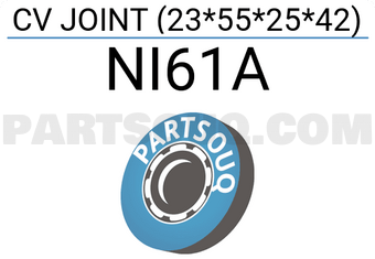 HDK NI61A CV JOINT (23*55*25*42)