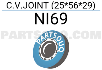 HDK NI69 C.V.JOINT (25*56*29)