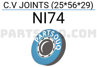 HDK NI74 C.V JOINTS (25*56*29)