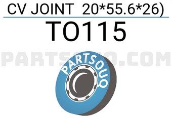 HDK TO115 CV JOINT 20*55.6*26)