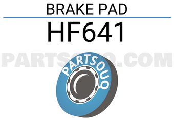 HITACHI HF641 Brake pad