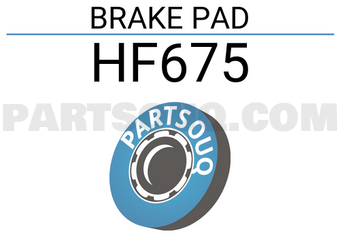 HITACHI HF675 Brake pad