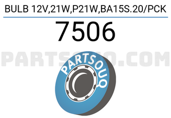 Hella 7506 BULB 12V,21W,P21W,BA15S.20/PCK