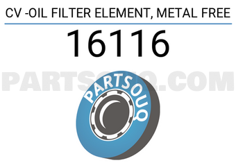 Hengst 16116 CV -OIL FILTER ELEMENT, METAL FREE